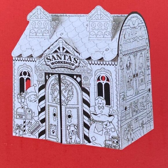 Christmas Craft Color-Your-Own Santa's Workshop Fort - Mondo Llama™ - Picture 5 of 8